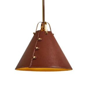 by OBBAO Lighting factory - Leather Pendant Lights OEM/ODM project image 1