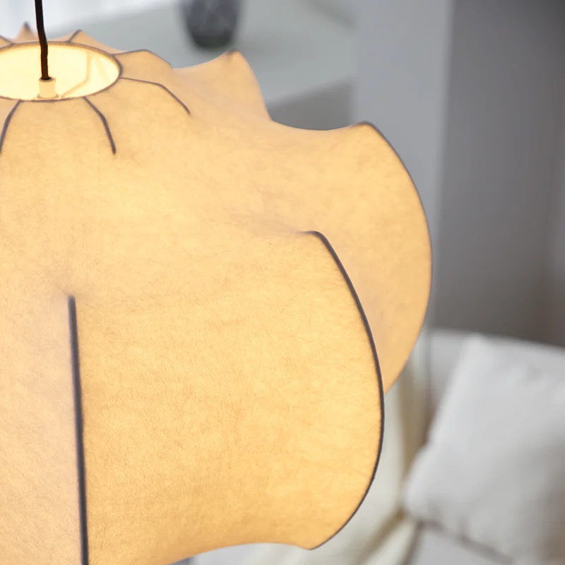 Wabi Sabi chandelier in ceramic for showroom custom lighting design